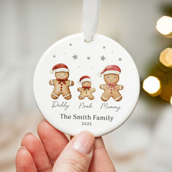 Personalised Family Christmas Ornament Custom Names, 6 of 7