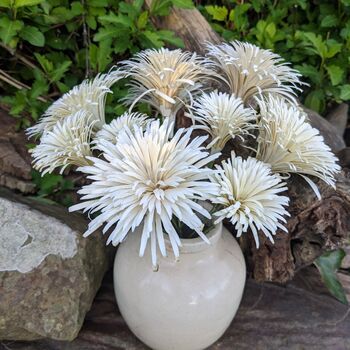 Natural Hand Whittled Gypsy Flowers Handmade In Devon, 2 of 4