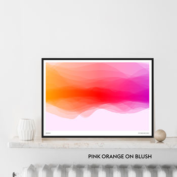 Favourite Song Colour Wave Print, 12 of 12