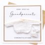 New Grandparents Congratulations Card Beige, Pink Or Blue, thumbnail 1 of 5
