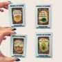 Four Pack 35g Mini Pun Milk Chocolate Bar In Gift Box Set Letterbox Friendly, thumbnail 1 of 2