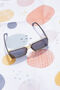 Yellow Front Lens Rectangle Y2k Style Sunglasses, thumbnail 1 of 9