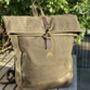Personalised Waxed Canvas Backpack, thumbnail 3 of 8