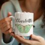 Personalised Butterfly Name Mug, thumbnail 2 of 3