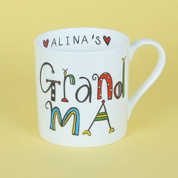 Grandma's Favourite Bone China Personalised Mug, 3 of 4