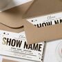 Personalised Gold Foil Concert Ticket, thumbnail 7 of 8