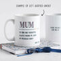 Mum, Personalised Mother's Day Mug, thumbnail 3 of 4