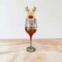 Six X Reindeer Christmas Drinks Toppers, Festive Cocktails, Christmas Drinks Decorations, thumbnail 4 of 7