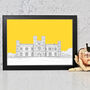 Leeds Castle Architectural Drawing Print, thumbnail 7 of 10