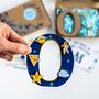 Personalised Paint Your Own Space Wooden Letter, thumbnail 5 of 6