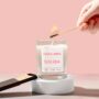 Personalised Engagement Candle For Couple Congratulations, thumbnail 1 of 6