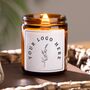 Business Logo Custom Candle, Bulk Personalised Candles Corporate Gift, thumbnail 1 of 5