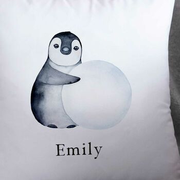 Personalised Penguin Cushion, 2 of 2