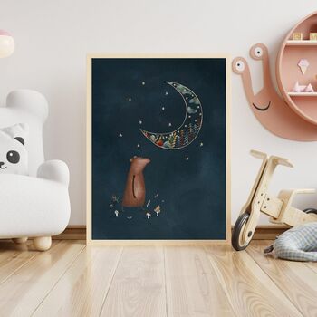 Woodland Cabin And Moon Nursery Trio, 3 of 4