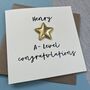 A Level Personalised Congratulations Card, thumbnail 2 of 3