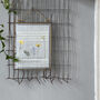 New Baby Pressed Wildflower And Stitched Words Wall Art, thumbnail 8 of 8