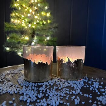 Gold And Clear Glass Tealight Holder, 2 of 2