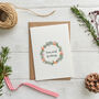 Coastal Wreath Christmas Card Pack, thumbnail 2 of 3