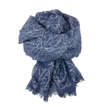 Foil Leaves Scarf, 5 of 10