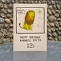 Personalised 'Grreat!' Lion Birthday Card, thumbnail 1 of 4