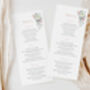 Wedding Menu Festive Floral, thumbnail 5 of 5