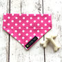 Pink Spotty Dog Collar, thumbnail 3 of 5