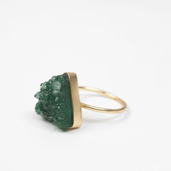 Triangle Druzy Ring, 6 of 8