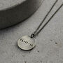 Personalised Men's Disc Necklace, thumbnail 2 of 4