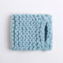 Beginner Cup Cosy Knitting Kit, thumbnail 6 of 8