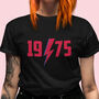 50th Birthday Gift For Her Rocker T Shirt, thumbnail 2 of 2