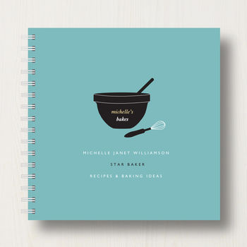 Personalised Baking Lover's Recipe Book, 7 of 10