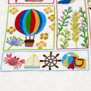 Summer Splendour Hand Embroidery Kit, 7 of 12