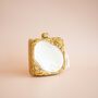 Arwa Mother Of Pearl Square Gold Clutch, thumbnail 1 of 5