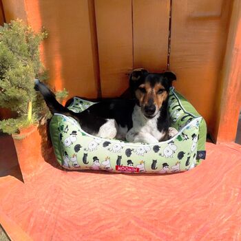 Moomin, Green Leaves Dog Bed, 2 of 6