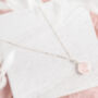 14 Kt Gold Filled Rose Quartz Necklace, thumbnail 5 of 6