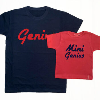 Personalised Mini Me T Shirt Set, 4 of 12