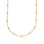 Gold Plated Satellite Chain Necklace, thumbnail 1 of 5