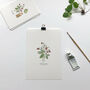 ‘Wild Strawberry’ Botanical Giclée Art Print, thumbnail 1 of 3