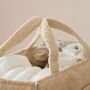 Personalised Teddy Bear Face Borg Nappy Caddy, thumbnail 5 of 5