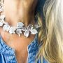 Dramatic Keshi Pearl Choker Necklace, thumbnail 4 of 10