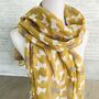 Westie Dog Print Scarf, thumbnail 1 of 5