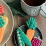Personalised Jar Of Gardeners Fruit And Vegetable Biscuits, thumbnail 7 of 8