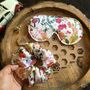 Silk Eye Mask And Scrunchie Gift Set Floral, thumbnail 1 of 6