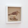 Handmade Framed Sandpiper Coastal Bird Mosaic Picture, thumbnail 2 of 4