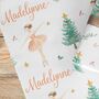 Sugarplum Fairy Personalised Christmas Wrapping Paper, thumbnail 4 of 4