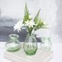 Chunky Hand Blown Glass Vases, thumbnail 6 of 6