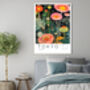 Tokyo Flower Japanese Art Print, thumbnail 2 of 3