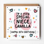 Niece 18th Birthday Card, thumbnail 1 of 4