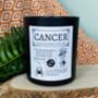 Personalised Cancer Horoscope Star Sign Candle, thumbnail 4 of 11