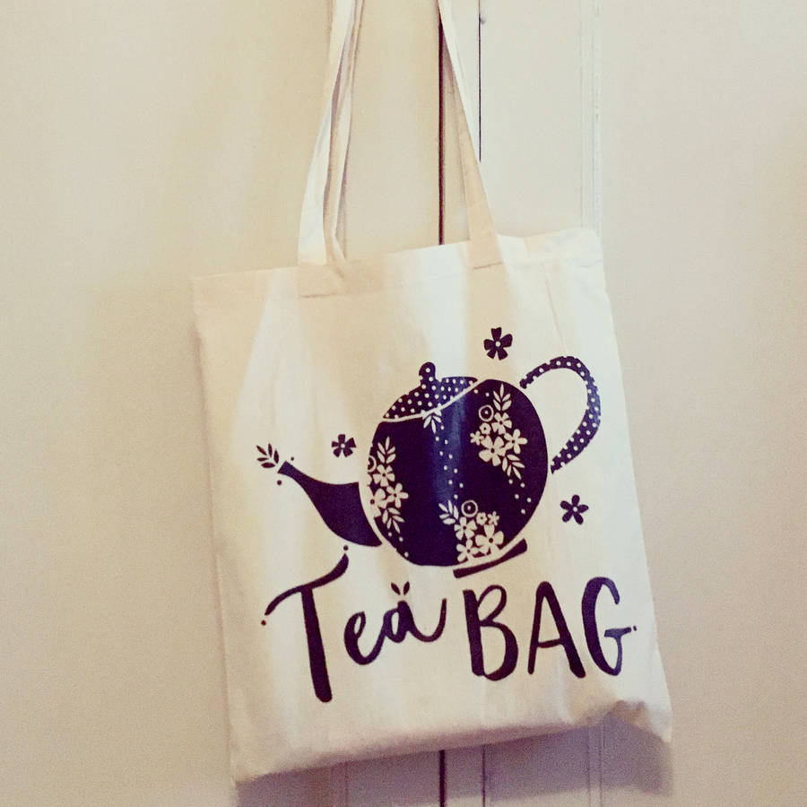 Tea Lovers Tote Bag By The Little Sign Company